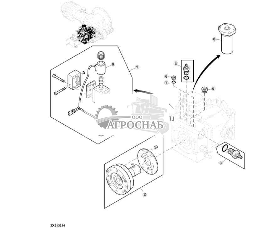 Клапан, контроллер клапана, аксиально-поршневой насос 